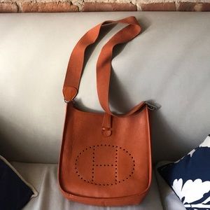 Hermès Evelyn PM Bag in Orange